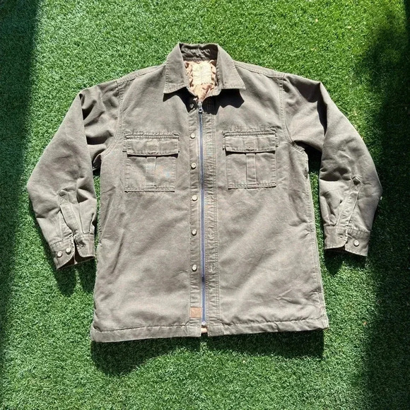 VTG 00’s / Y2K Faded Brown Workwear Mens Jacket - Picture 1 of 5